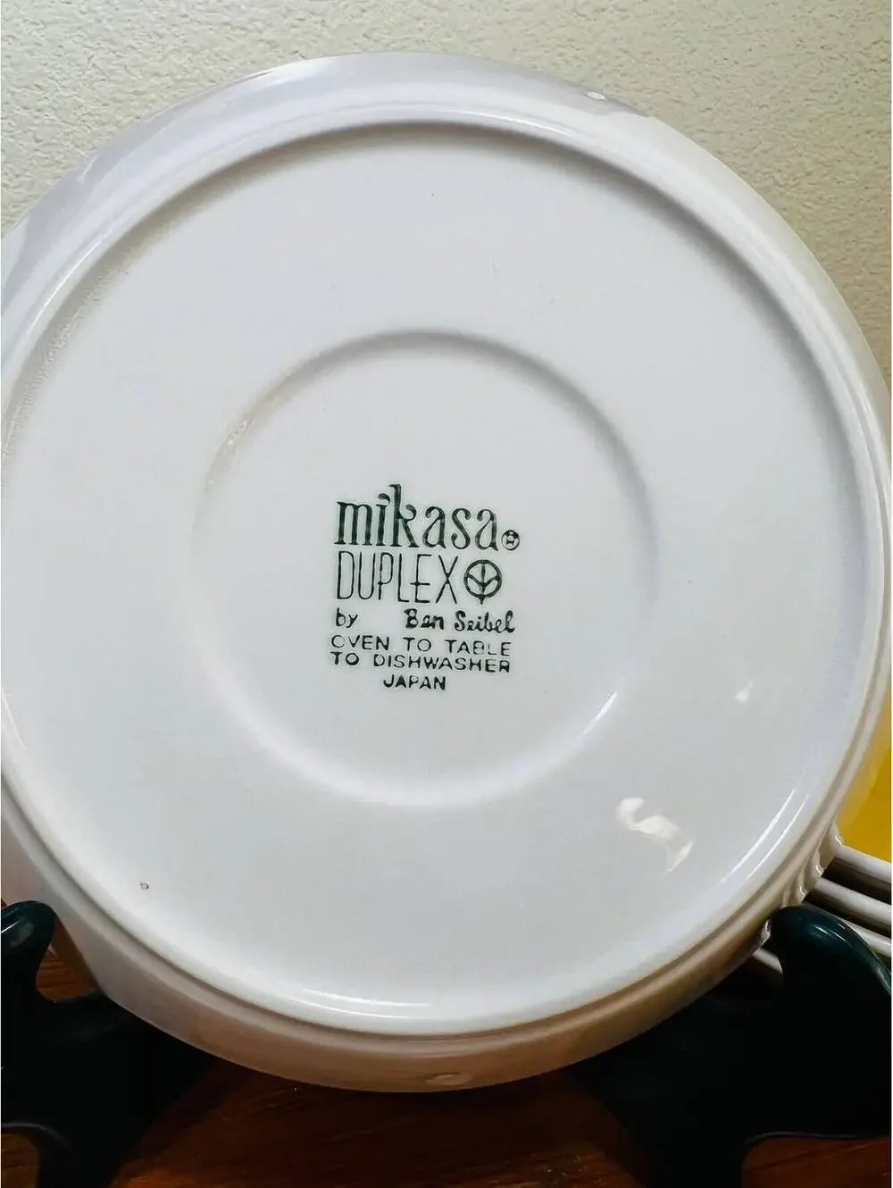 MCM Retro Mikasa Duplex Eldora Ben Siebel 1971 Japan #2508 Saucer